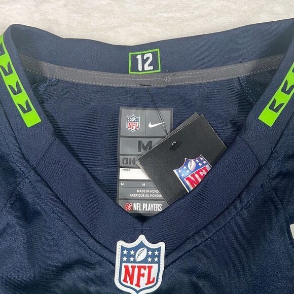 Russell Wilson Nike NFL‎ Seattle Seahawks on the field jersey NWT Men Medium - Picture 2 of 8